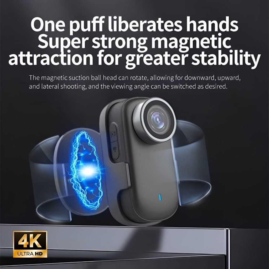 دوربین اکشن 4K مدل M11 روی کلاه ایمنی