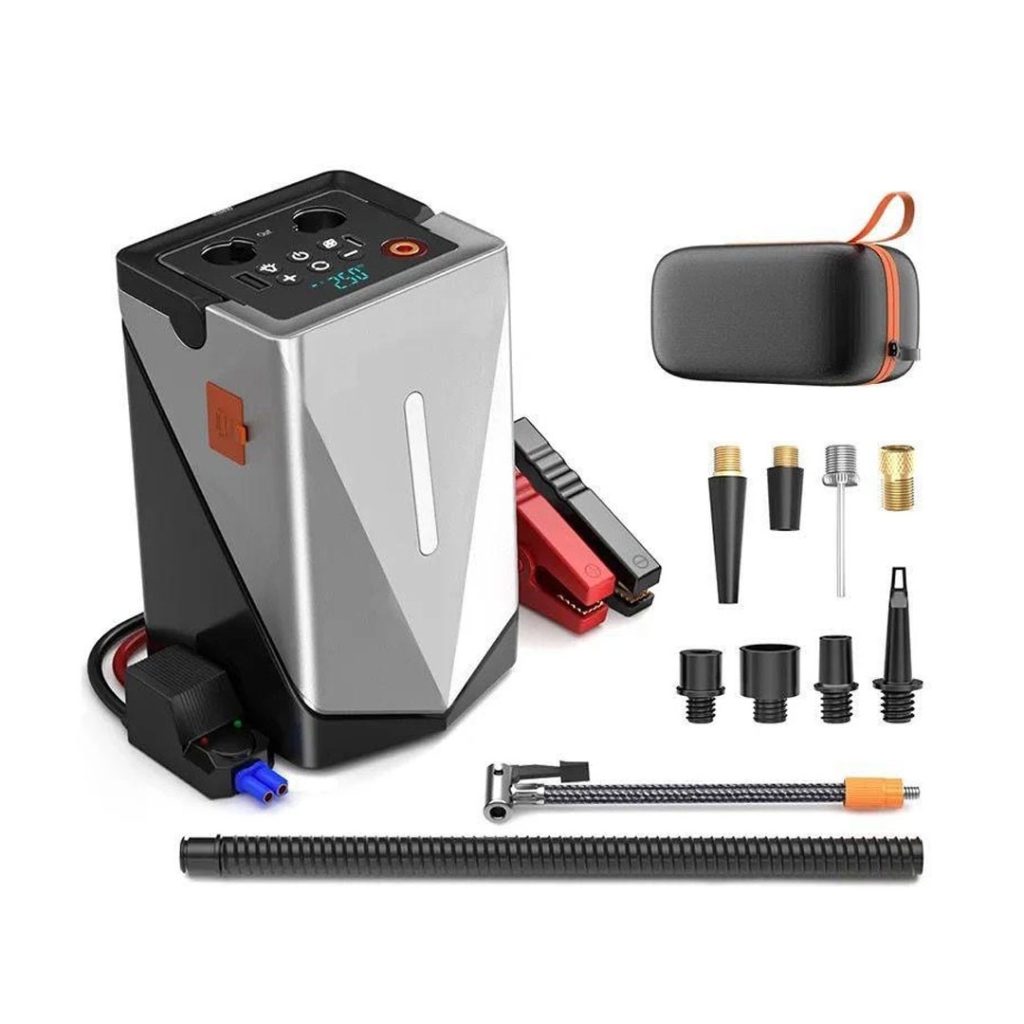 پمپ باد دیجیتال جامپ استارتر GF01 با خاموشی خودکار