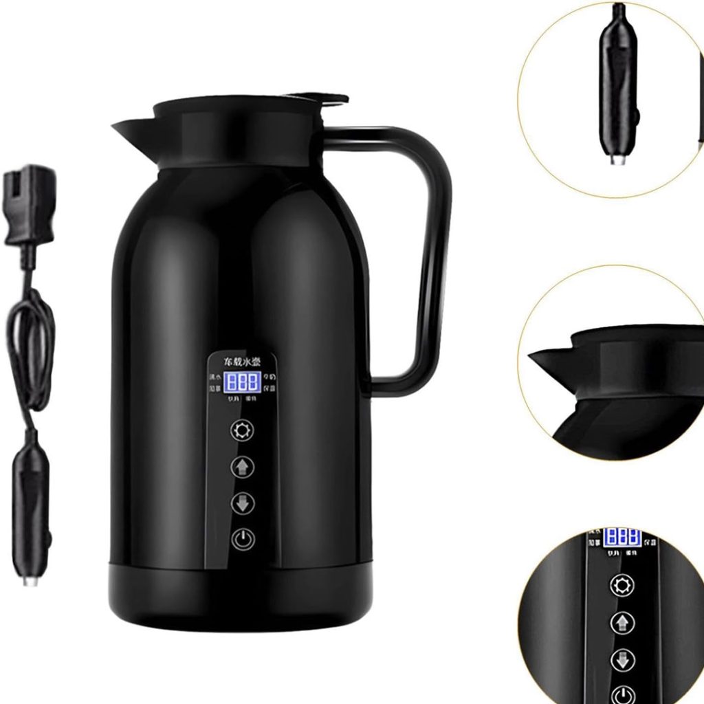 کتری برقی فندکی خودرو 12 و 24 ولت