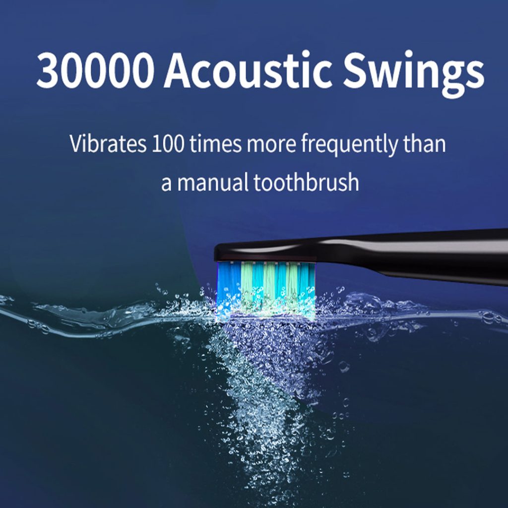 پک دوکاره مسواک برقی و واترجت شارژی مدل Oral Care Combo T5 + F5 ضدآب با سری و نازل‌های یدکی