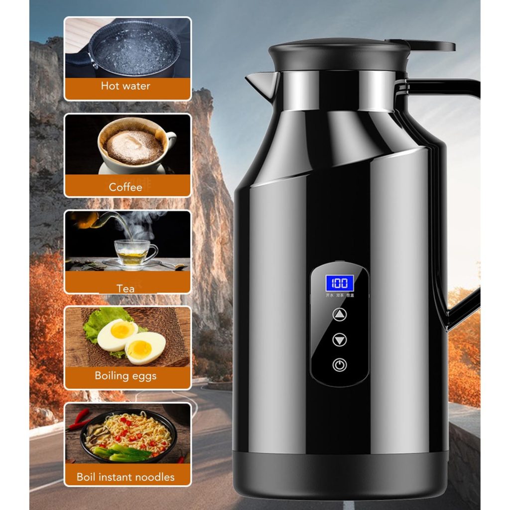 فلاسک برقی 1.2 لیتری خانگی و خودرویی
