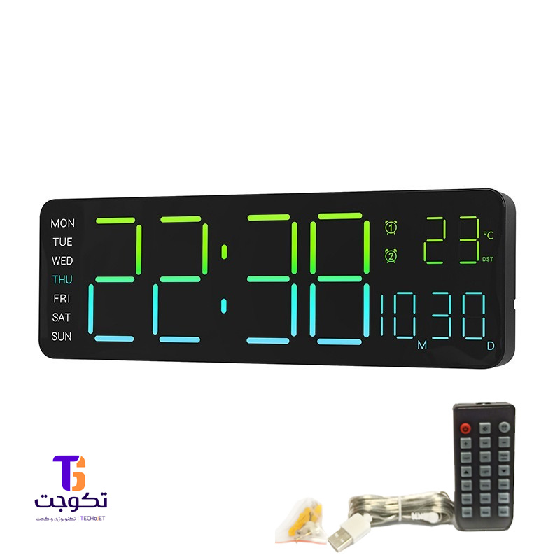 ساعت دیجیتال مدل DIGITAL CLOCK 6678R