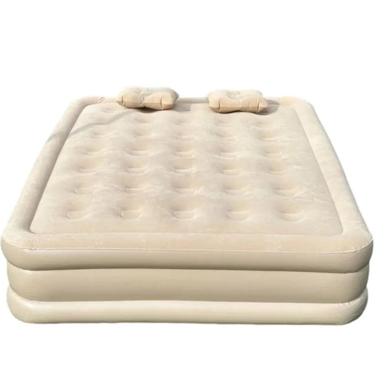 تشک بادی دو نفره به همراه پمپ باد شارژی سایز 150x200x40