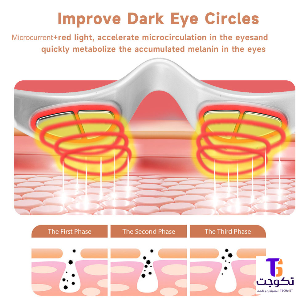 عینک رفع چروک و تیرگی زیر چشم مدل eye beauty massage