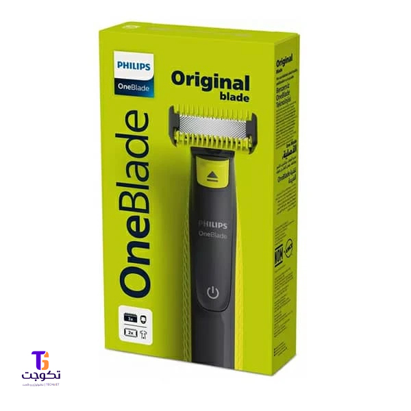 برند: فیلیپس (Philips) مدل: QP2824 سری: OneBlade نوع اصلاح: چرخشی و خط‌زن منبع تغذیه: باتری قابل شارژ (NiMH) مدت زمان کارکرد: ۴۵ دقیقه با هر بار شارژ زمان شارژ کامل: ۸ ساعت قابلیت استفاده: خیس و خشک (ضدآب) شانه همراه: دارد (جهت تنظیم کوتاهی) نوع تیغه: تیغه OneBlade تعویض‌شونده کاربری: اصلاح صورت، خط‌زنی، پیرایش بدن وزن: سبک و خوش‌دست