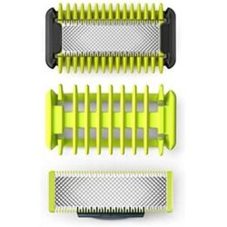 برند: فیلیپس (Philips) مدل: QP2824 سری: OneBlade نوع اصلاح: چرخشی و خط‌زن منبع تغذیه: باتری قابل شارژ (NiMH) مدت زمان کارکرد: ۴۵ دقیقه با هر بار شارژ زمان شارژ کامل: ۸ ساعت قابلیت استفاده: خیس و خشک (ضدآب) شانه همراه: دارد (جهت تنظیم کوتاهی) نوع تیغه: تیغه OneBlade تعویض‌شونده کاربری: اصلاح صورت، خط‌زنی، پیرایش بدن وزن: سبک و خوش‌دست