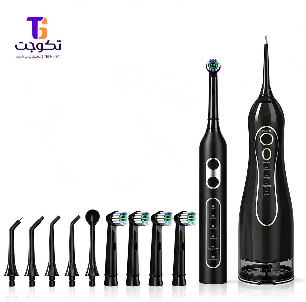 پک کامل مسواک برقی و واترجت بلوفایر مدل BF-10 (کالا اصل)